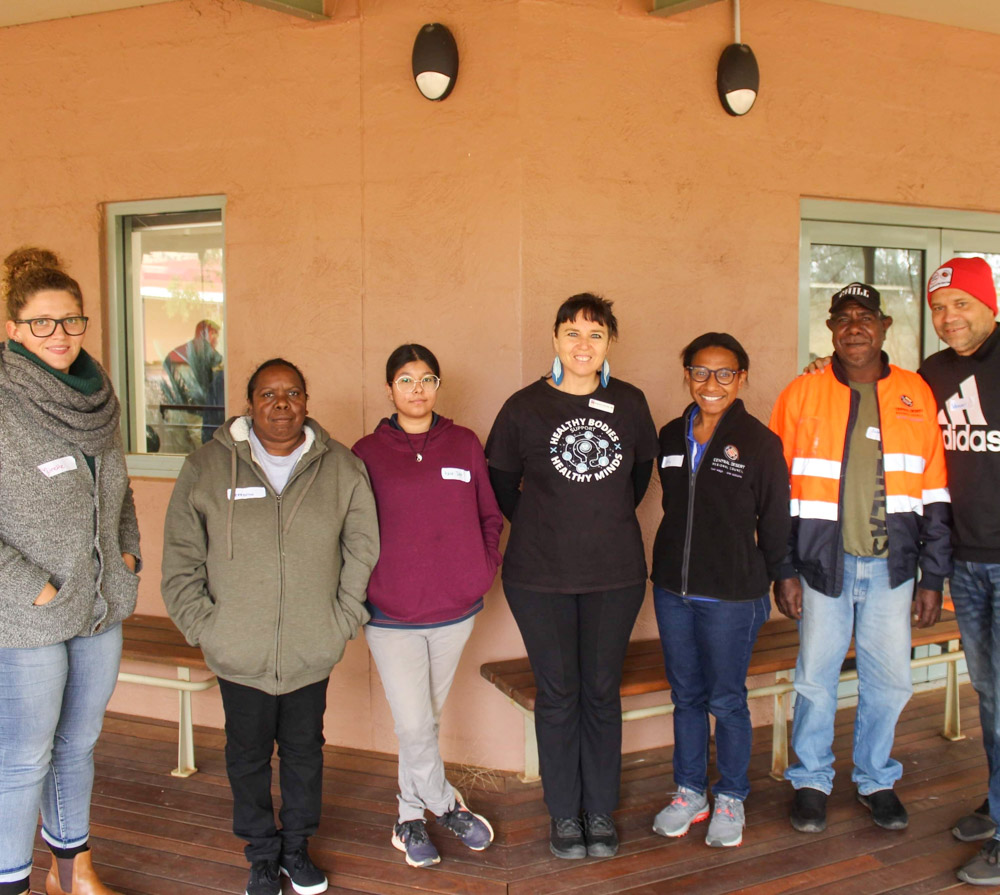 Minette Van Wyk, Meredith Walker, Isha Deo, Nicole Pietsch (MHACA), Leontin Pawape, John Briscoe and Vaughn Hampton.