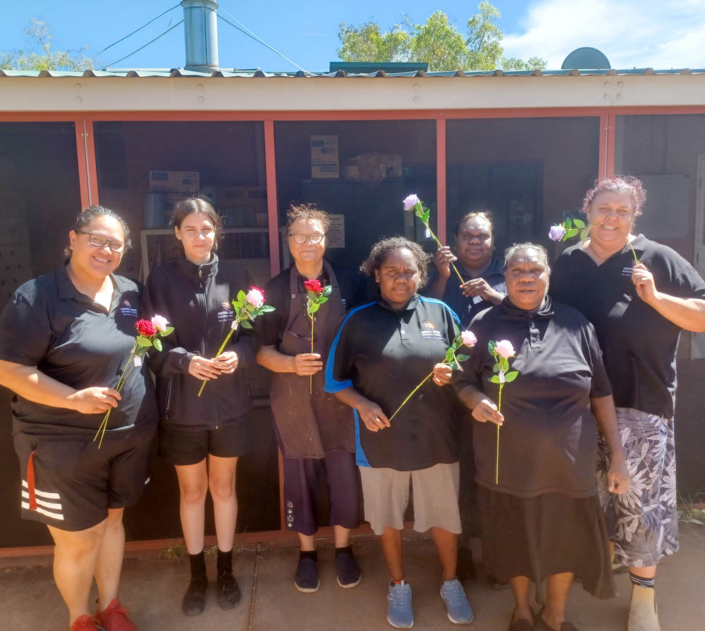 Pane Komene, Lucille Birch-Baird, Barbara Richards, Kemisha Pepperill, Terizita Gorey, Sleina Gorey, and Estelle Carter.