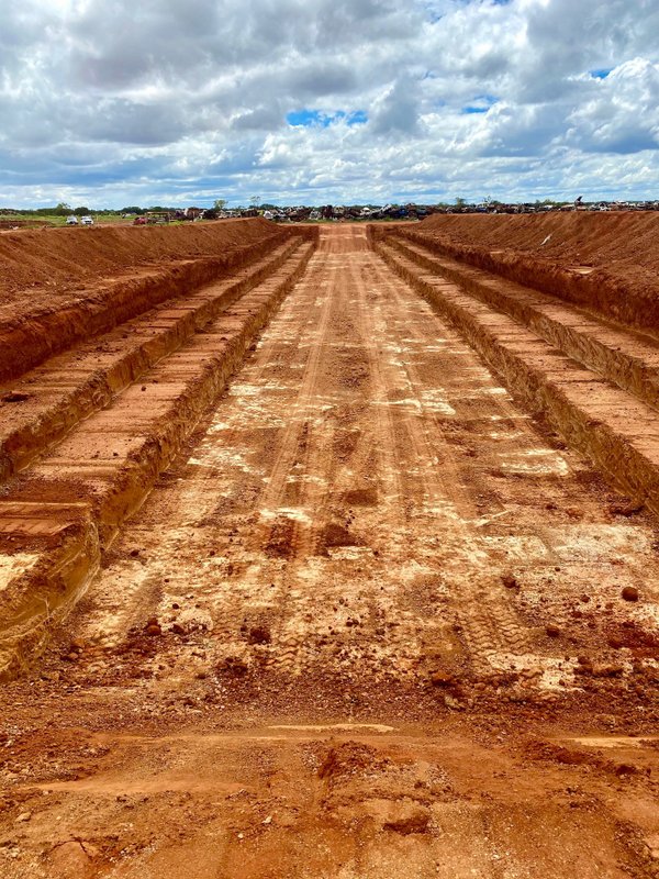 Yuendumu benches in landfill