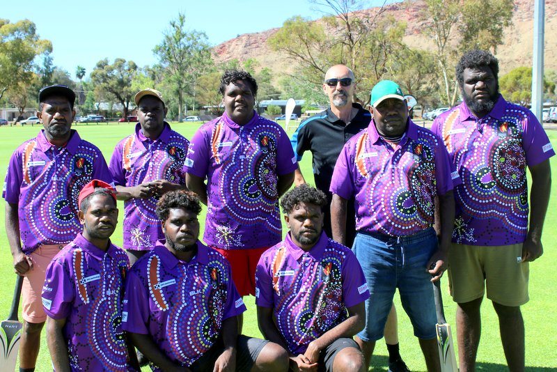 The men’s team from Anmatjere.