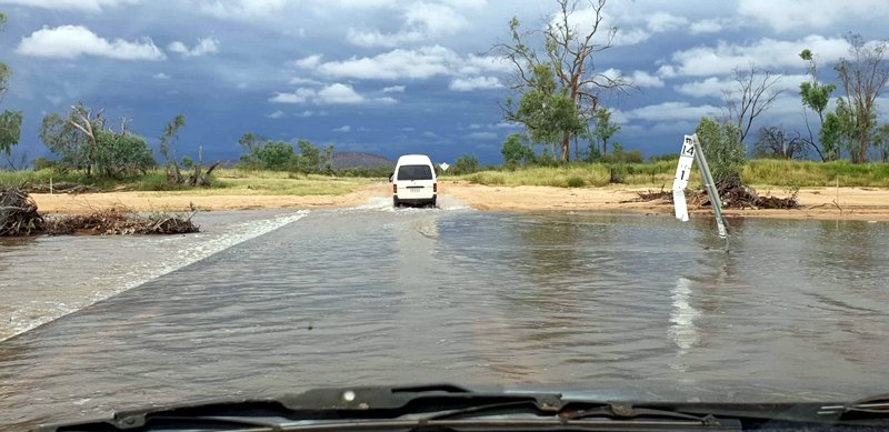 Napperby River flood 2021