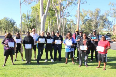 YSR team with their Level 1 Community Coach certificates.